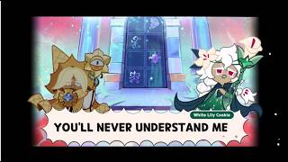 Pure Vanilla Cookie Fight and Argue with White Lily Cookie