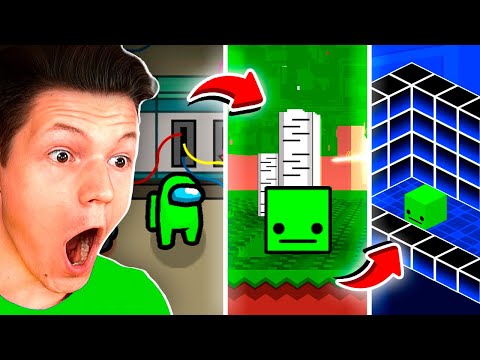 Видео: *ЭТО* ИГРЫ ВНУТРИ GEOMETRY DASH