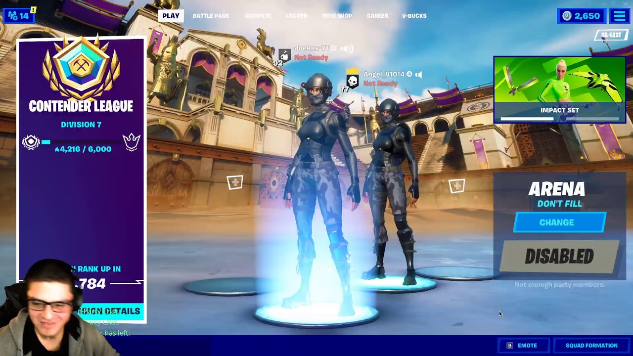 FORTNITE Live ARENA DUOS 4K POINTS YouTube