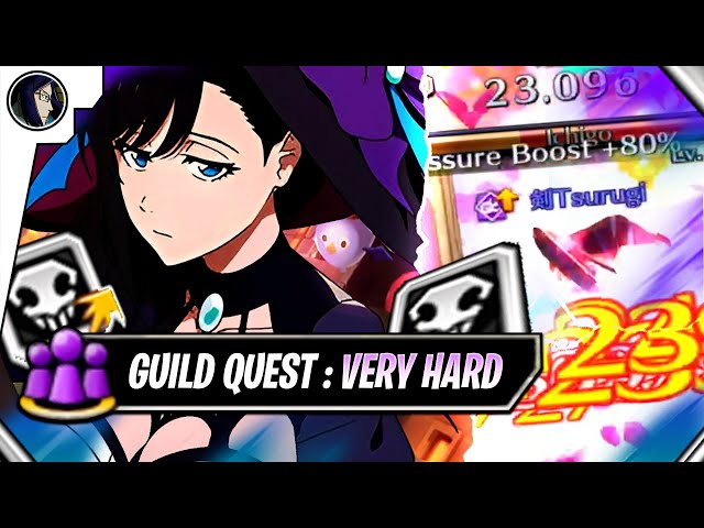 FAST CLEAR !! MY BEST RUN SO FAR IN THE *NEW* VERY HARD GUILD QUEST -  Bleach Brave Souls 