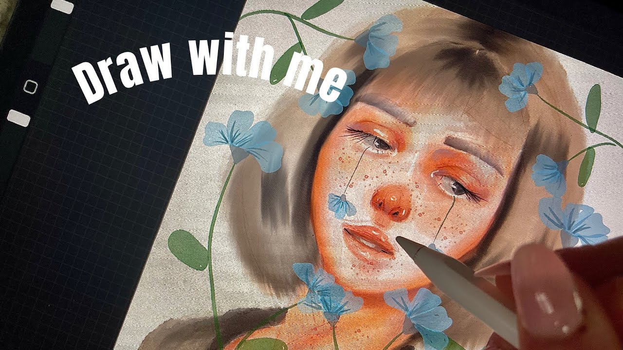 [ ipad ] draw with me on procreate using my iPad / chill draw with me 😌 ...