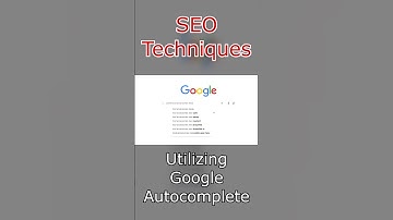Search Engine Optimization - Utilizing Google Autocomplete #shorts #seo #internetmarketing