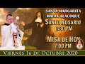 ROSARIO Y SANTA MISA DE HOY - Viernes 16 de Octubre 6:30PM - POR TUS INTENCIONES