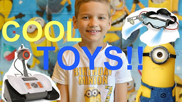toys review Giant MINION, programmable ROBOT, PROGRAMMABLE ROVER (SMART LAB),