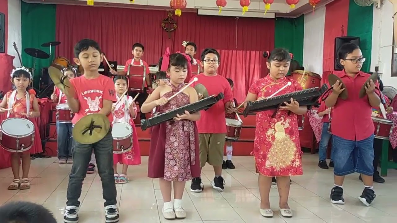 Penampilan Drumband kelas 1 Chinese New Year And valentine's day celebration SD Anugrah 2026