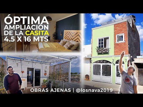 ÓPTIMA AMPLIACIÓN DE LA CASITA | 4.5X16 MTS | OBRAS AJENAS | @Los Nava | PARTE 2