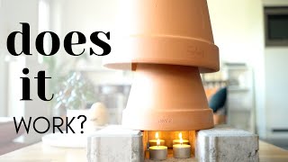 How to Make DIY Clay Pot Candle Heater in Just Minutes! | Does it really work?