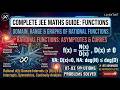 Domain, Range &amp; Graphs of Rational Functions | JEE Maths