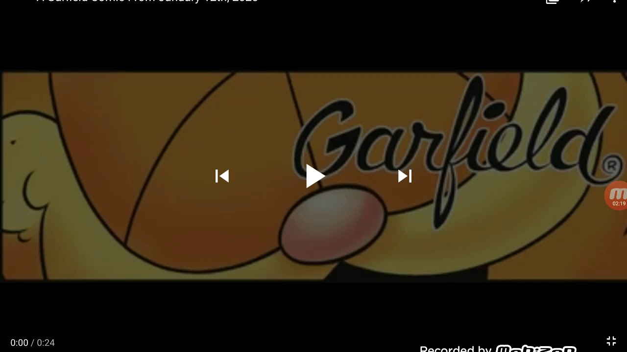 Garfield Comic Strip Dubs from January 2020