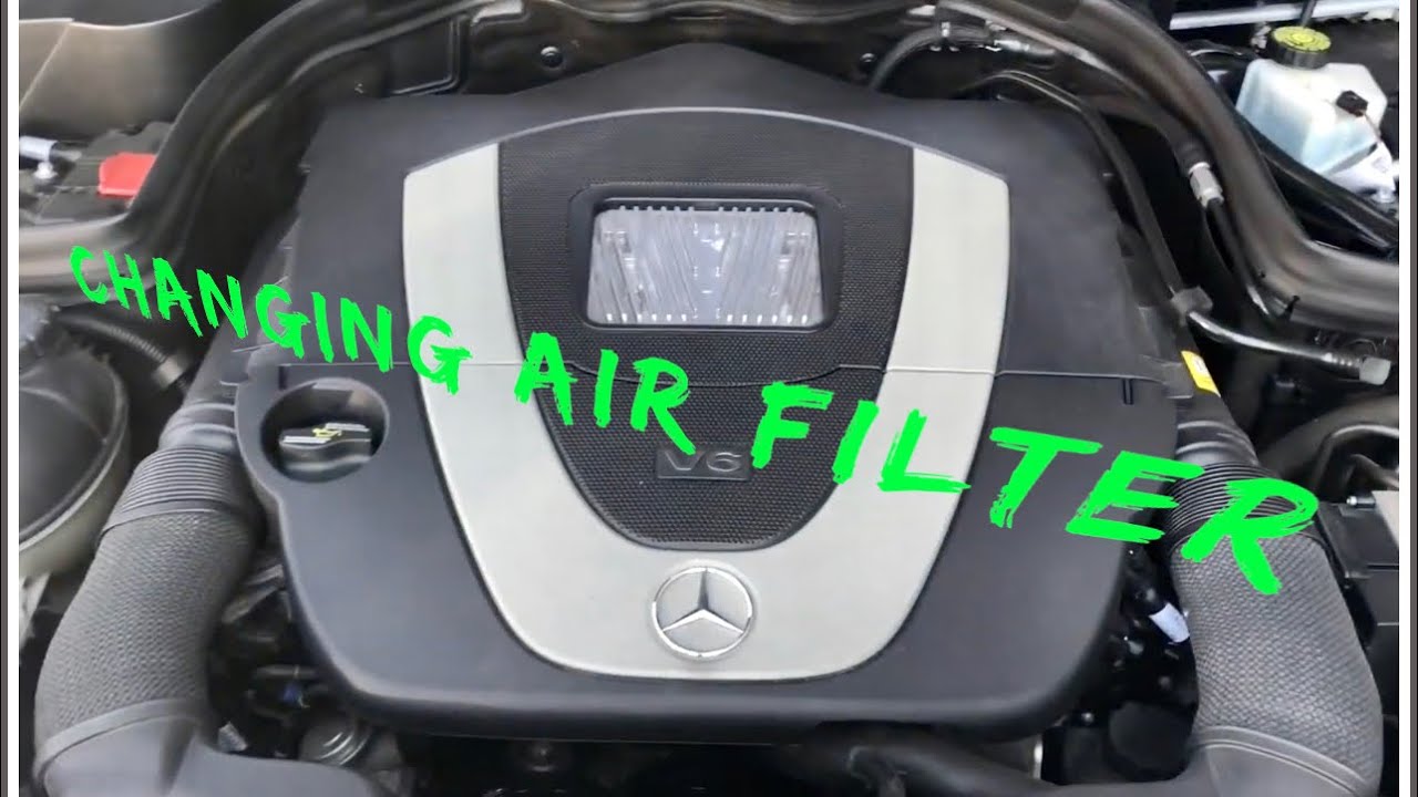Changing My 2008 Mercedes Benz C300 Air Filters YouTube