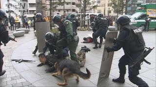 サミット控え・・・「トレインジャック」など想定し訓練(16/02/23)