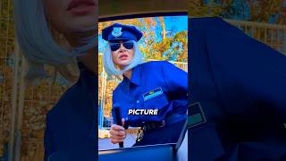 When Two BLONDEs Meet ☠️ #funnyshort #jokes #blonde #police #comedy #larissalucky