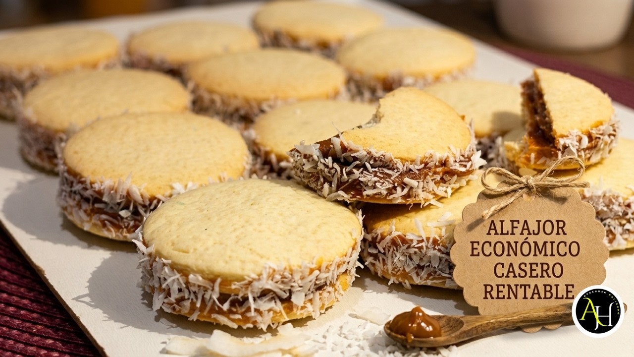 MINI CURSO: ALFAJORCITOS CASEROS FÁCILES | SUAVES, DELICIOSOS Y LISTOS EN MINUTOS