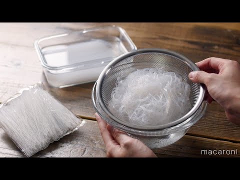 【春雨の戻し方】料理の基本！酢の物やサラダに♪｜macaroni（マカロニ）