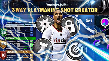 I made a PLAYMAKING SHOT CREATOR WITH LOCKDOWN TAKEOVER | BEST BUILD IN NBA 2K21