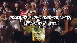 Watch Remember When December video