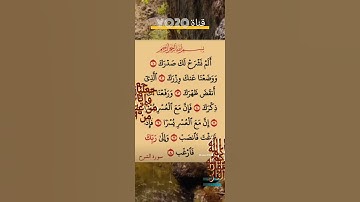 سورة الشرح : الشيخ سعد الغامدي