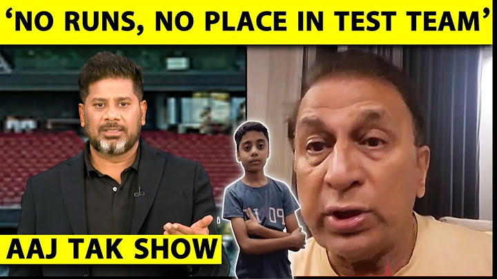 AAJ TAK SHOW: ROHIT की RETIREMENT पर GAVASKAR ने कहा SERIES के बाद TESTS और नहीं, VIRAT पर भी बोले