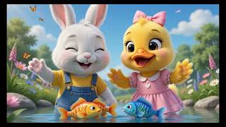 🐰 Good Morning, Benny Bunny! | Kids Nursery Rhymes & Learning Songs 🌞🍎