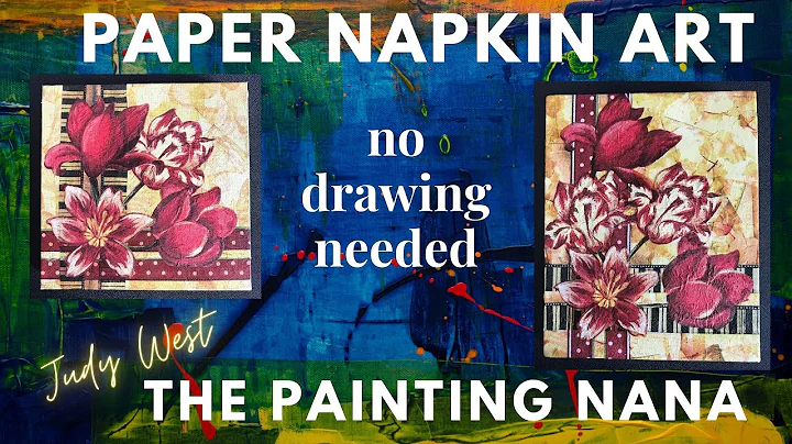 Paper Napkin ART - no drawing needed