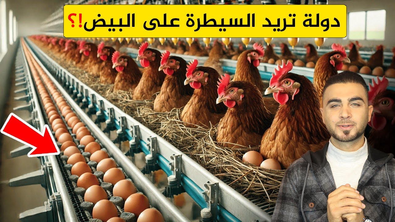 مليار بيضة بمزرعة واحدة😱هذه الدولة سبب غلاء البيض 🐣 مزارع ومصانع انتاج البيض تسابق الزمن!؟