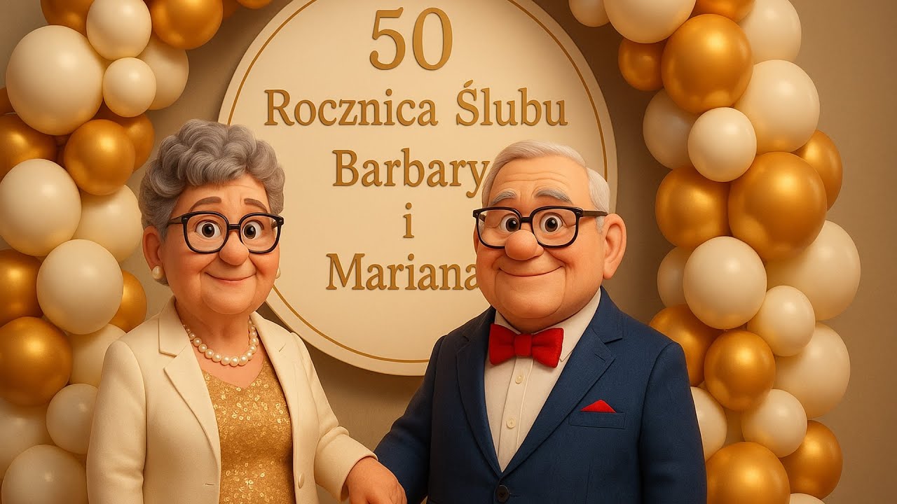 ✨Złote gody  Pięćdziesięciolecie ślubu  50lecie  - ✨🎈✨ 