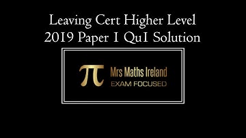 Get The Points!! Leaving Cert Higher Level 2018 Paper 1 Qu 1 Solution. The Best Exam Paper Solutions