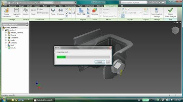 Inventor Assembly FEA