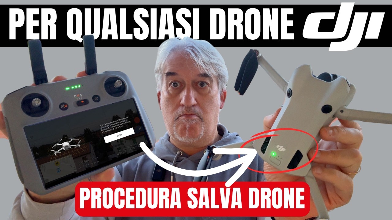 VALE PER TUTTI i DRONI DJI. Lo POSSIEDI? DEVI VEDERE QUESTO VIDEO! La PROCEDURA SALVA FLYWAY!