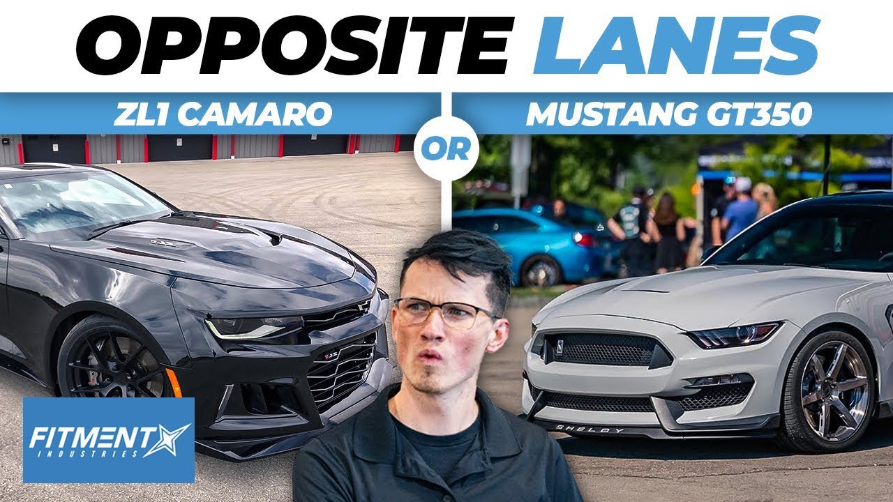 Camaro ZL1 VS Mustang GT350  - Will The Rivalry Ever End?  | Opposite Lanes