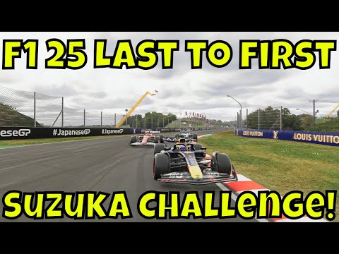 F1 25 Last to first Suzuka Challenge!