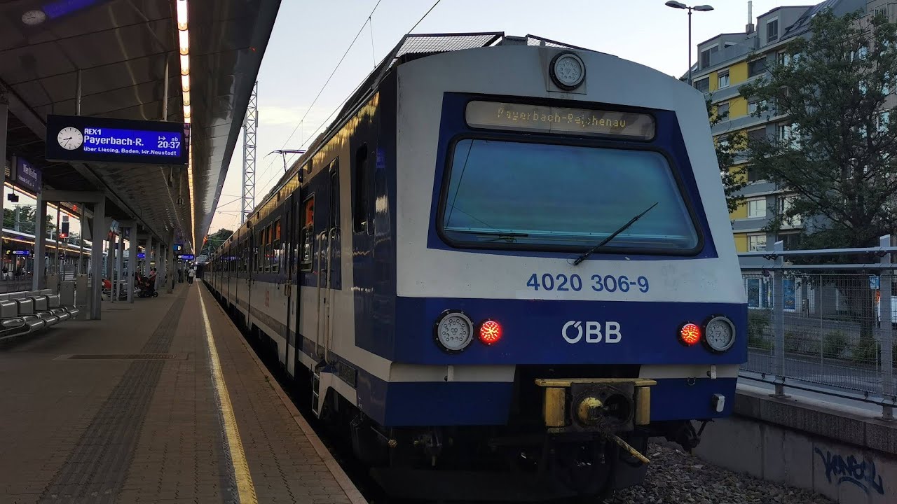 ÖBB 4020: Wiener Stationsansagen REX1 Payerbach-Reichenau - Wien Floridsdorf 