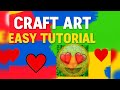 Craft Art Easy Tutorial #craftart #craftrootsbylokesh