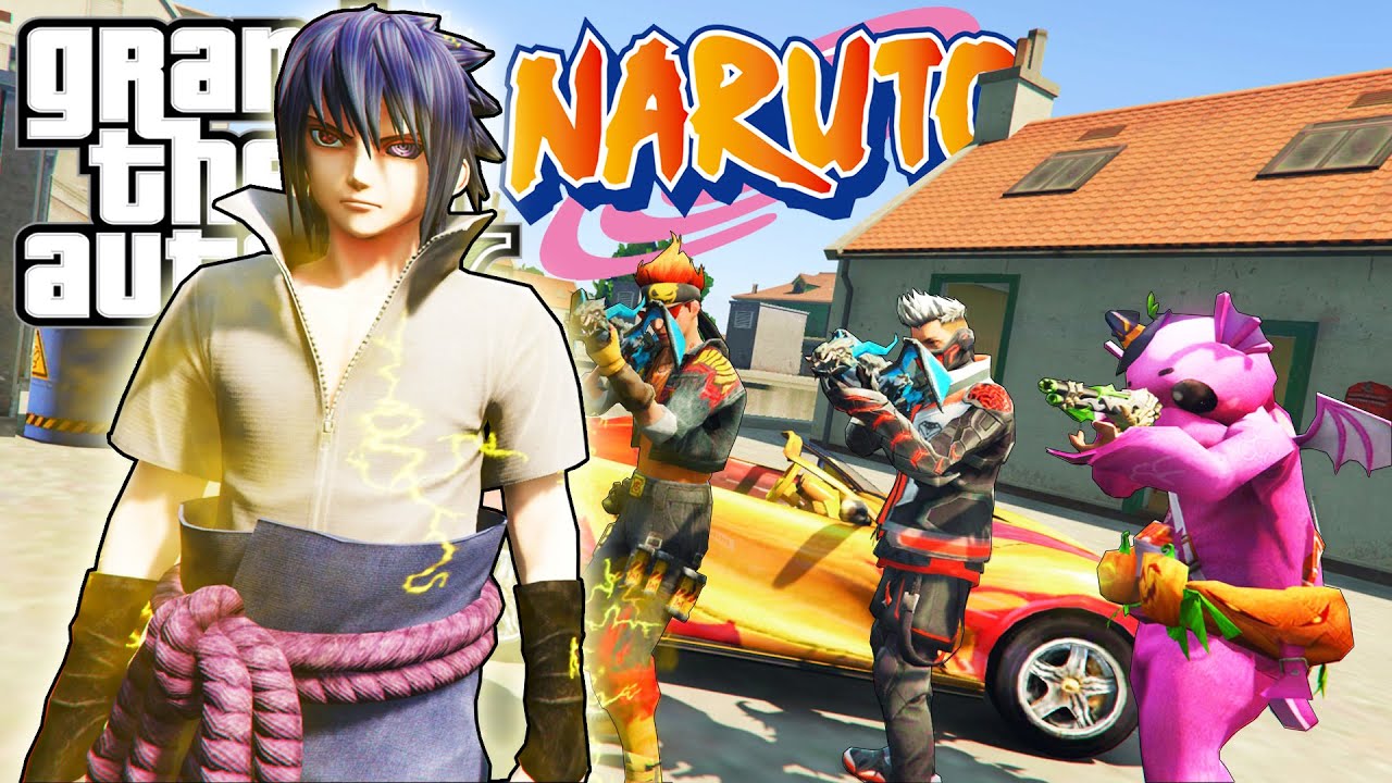 เมื่อซาซึเกะ บุกโลกฟีฟายจะเกิดอะไรขึ้น? Free Fire x GTA V Mod YouTube