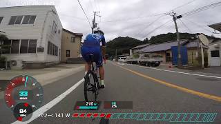 【ロードバイクVLOG#78】6min VO2max Hillclimb #cycling HD movie