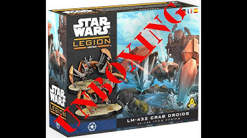 Unboxing LM-432 Crab Droids (Star Wars Legion)