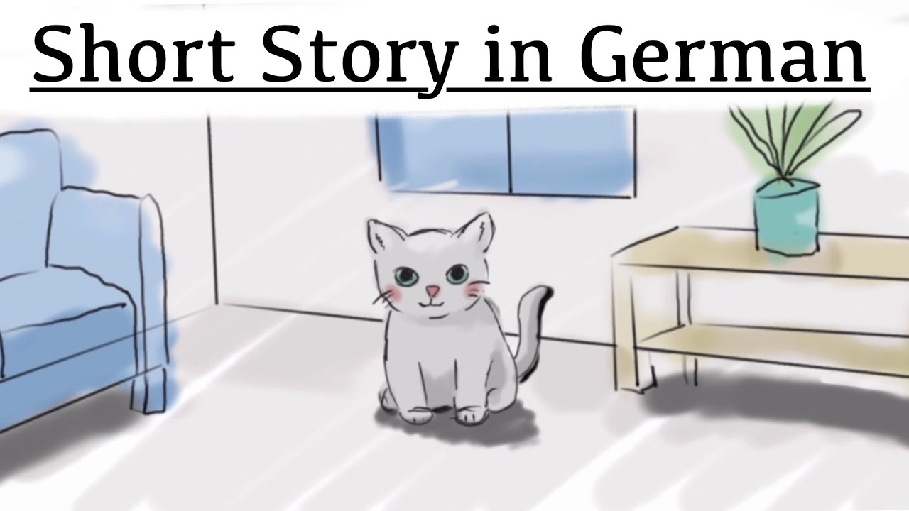 Learn German through a Short Story about a cat (for complete beginner) A0-A1