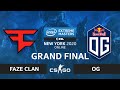 CS:GO - FaZe Clan vs. OG [Dust2] Map 3 - IEM New York 2020 - Grand Final - EU