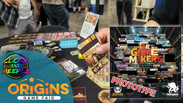 We got to check out The Game Makers from Bezier Games at Origins Game Fair