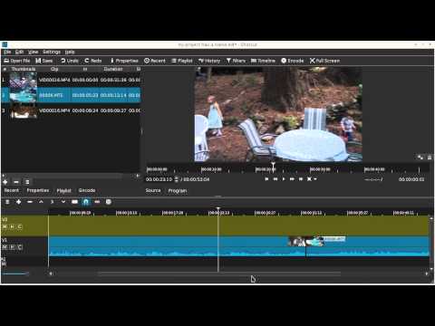 Shotcut Tutorial: Multitrack Timeline Basics