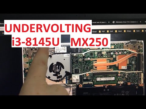 Undervolting i3-8145U and MX250 (Asus Laptop F509FL A509FL X509FL) ЧИТАЕМ ОПИСАНИЕ ThrottleStop