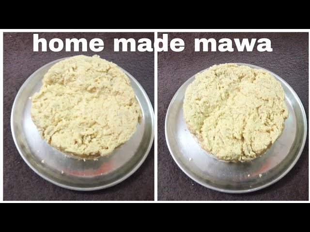 Homemade Khoya or Mawa |How to make Mawa or Khoya at home from milk | Food Kitchen Lab