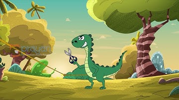 RUN DINO RUN | PART 4 | 2D ANIMATION SERIES | PRAYAN ANIMATION STUDIO