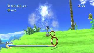 Sonic Generations - Green HIll Zone Modern Speedrun w/skills