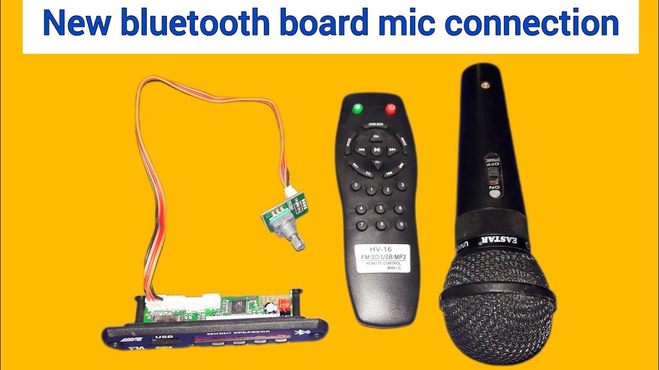 new bluetooth board mic connection