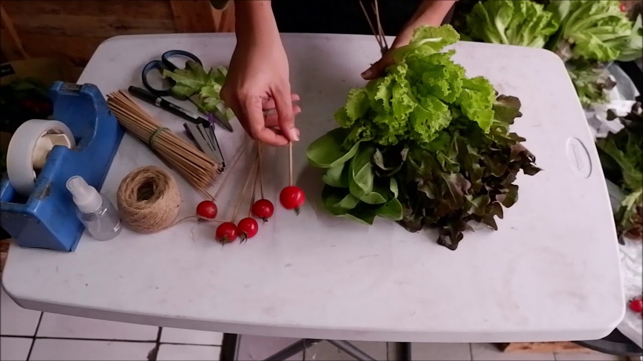 Cara Membuat Buket Sayur - Korean Style - YouTube