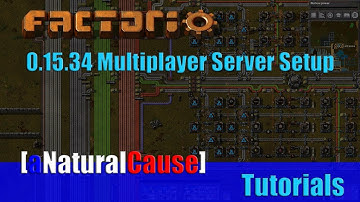 Factorio - Multiplayer Server Setup 0.15.34 - Linux