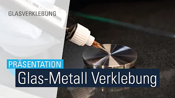 Wie verbinde ich Glas mit Metall?