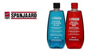 Spanjaard's Application Station Series: Engine Cleaner Red and Blue