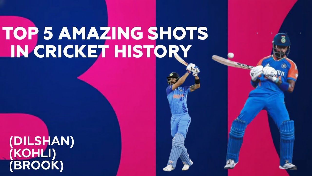 Top 5 Amazing Shots In Cricket History 🔥🤯 - YouTube